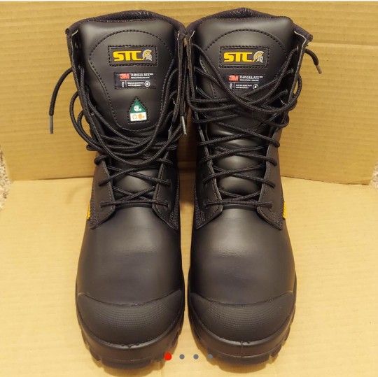 Brand New Vegan Friendly STC Keep Steel Toe 8" Waterproof Work Boots