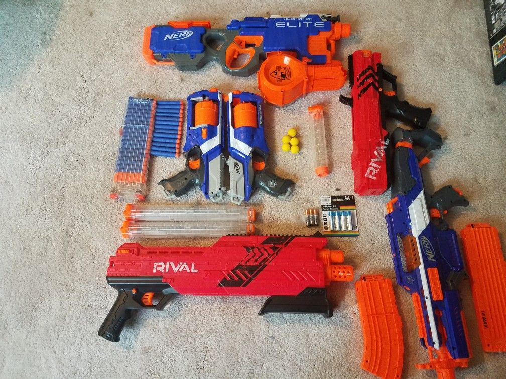 Whole entire collection of Nerf guns