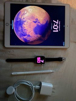 Apple iPad with Apple Watch and Pencil Bundle
