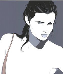 PATRICK NAGEL Commemorative #14 36 x 32 Serigraph 1986 Pop Art