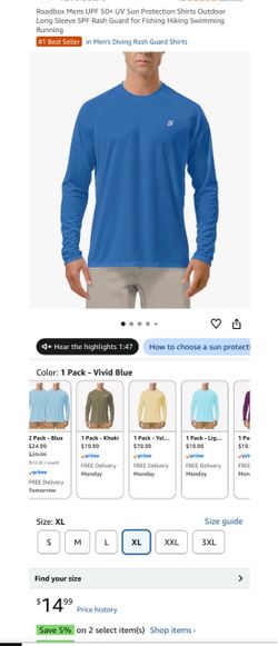 Men’s UPS 50+ sun protection shirt