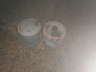 Old Vintage Gas Cans 