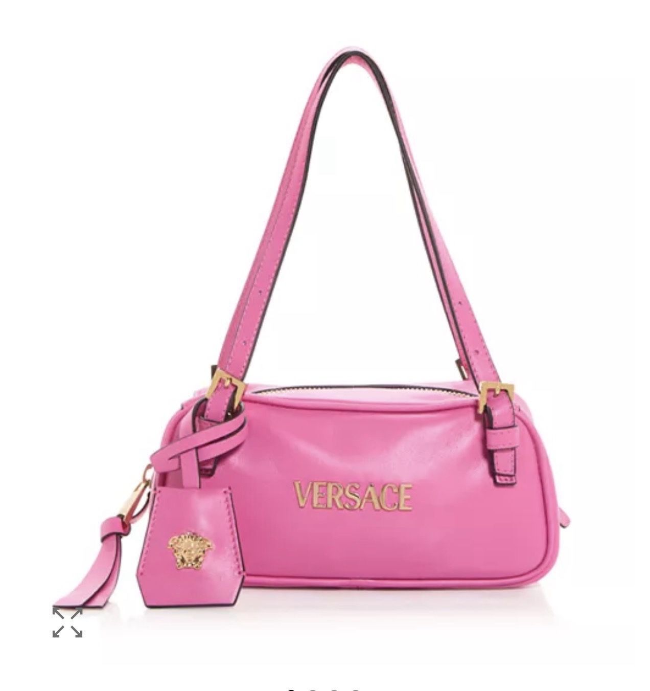 Versace Pink Small Shoulder Bag / Mini Hobo Bag 