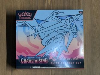 Pokemon Center Chaos Rising ETB Elite Trainer Box