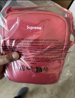 Supreme Leather Shoulder Bag