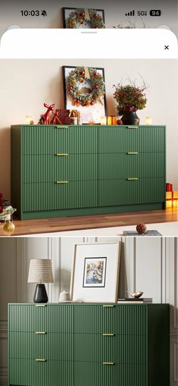 Green 6 Dresser Drawer