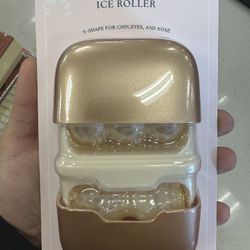 Ice Roller Double Ended, Ice Roller for Face & Eye Puffiness Relief, Ice Face Roller Massager