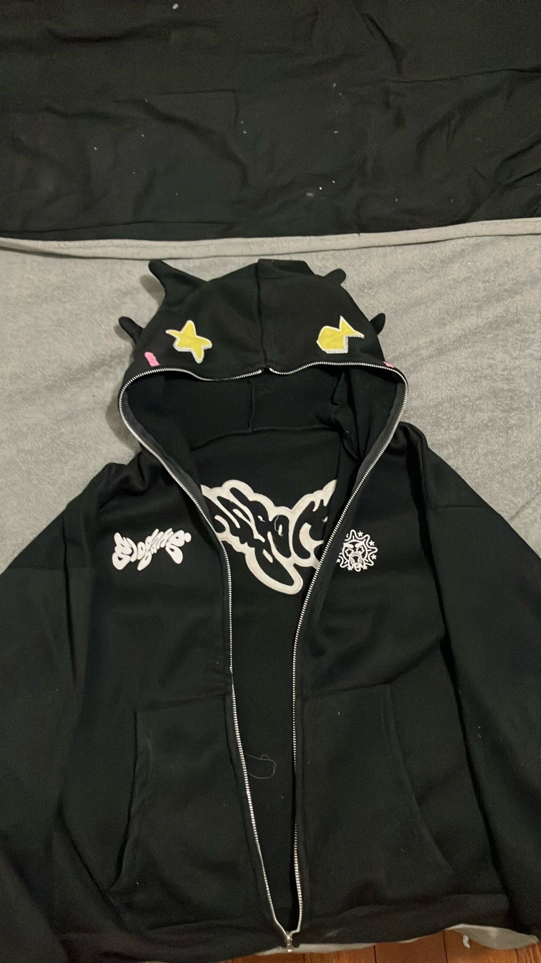 Full Body Zip Up Y2k Hoodie