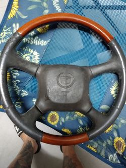 Wood Steering Wheel 2000-2003 Cadillac Escalade