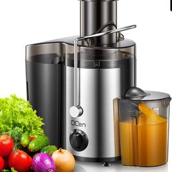 Juicer Machine Wide Mouth 500W Fruit Vegetable Juice Extractor Black