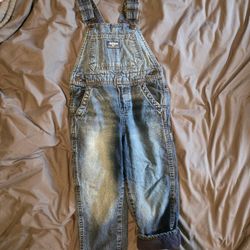 4T Oshkosh B'gosh Fleece Lined Overalls
