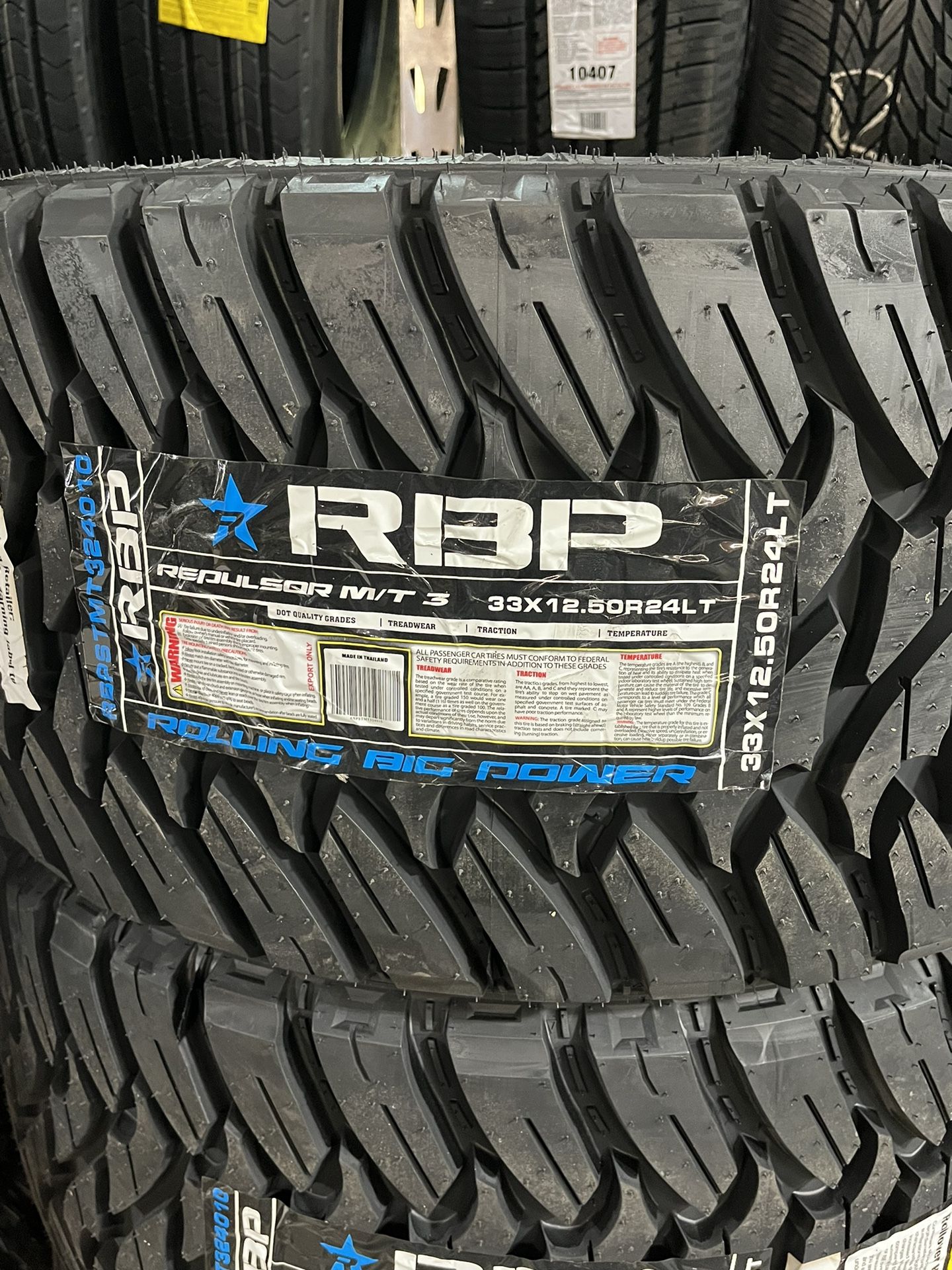4 Llantas 33” Todo Terreno Para Rin 22 33x12.50r22