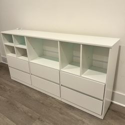 White Dresser W LED Lighting