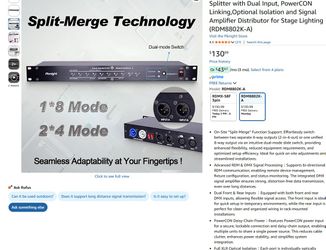 On-Site “Split-Merge” Function Support: Effortlessly switch between two separate 4-way outputs (2-in-4-out) or one unified 8-way output via an intuiti