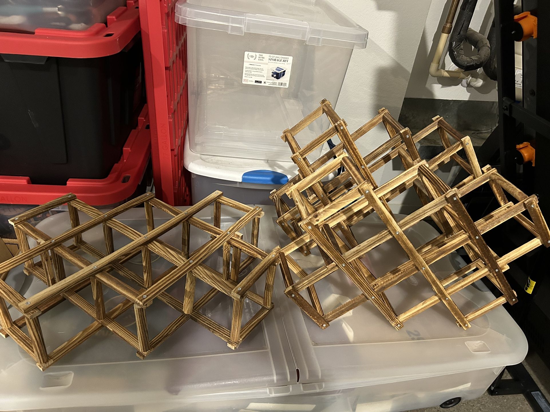 3 Wood Wine Racks