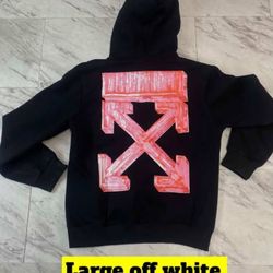 OFF-WHITE  Black Hoodie 