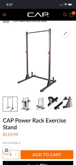 squat rack with Olympic bar