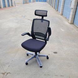 Office Chair With Flip Up Arm And Headrest 