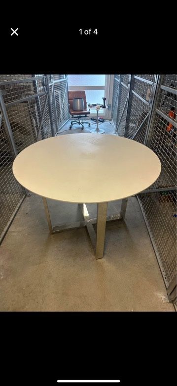 Table With Metal Base