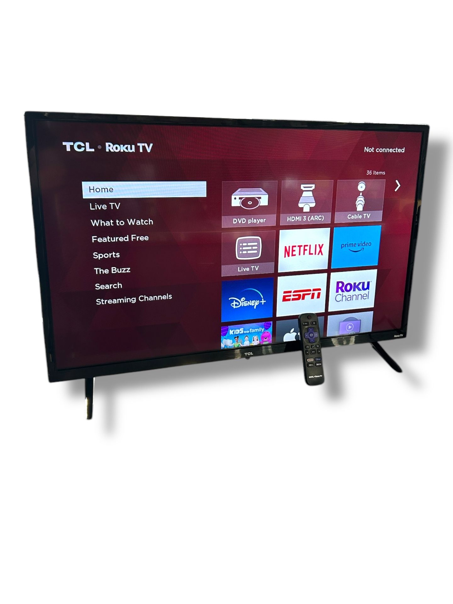 32” TCL Roku Tv