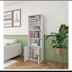 New in a sealed box Industrial Bookshelves and Bookcases Floor Standing 5 Shelf Display Storage Shelves 70 in Tall Bookcase for Home Office, Living Ro