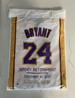 Kobe Bryant Jersey Retirement Giveaway (SEALED) includes Two Jerseys