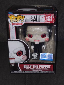 Funko Pop Saw Billy the Puppet #1823 Scare Fair Halloween Horror Exclusive Vinyl Figure  Ne