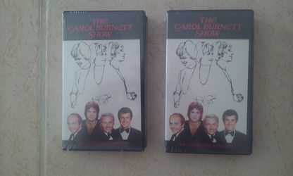 The Carol Burnett show vhs tapes