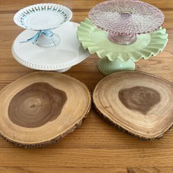 Assorted Cake Plates - Take All