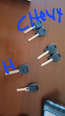 Car key fobs/transponder keys with chip