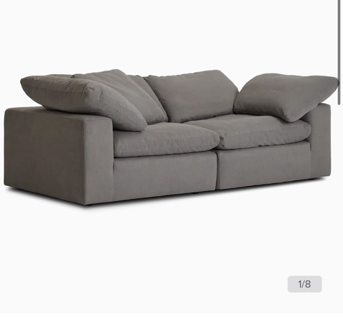 Nixon Cloud Couch Set -Loveseat & Orbital Chair - $500 (Negotiable)