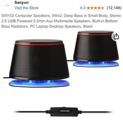 Sanyun Computer Speakers 