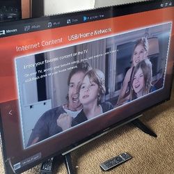 50 Inch Sony Smart Universal Remote Good Condition 