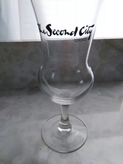THE SECOND CITY TORONTO HURRICANE GLASS