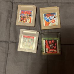 Lot of 4 Nintendo Gameboy Games 