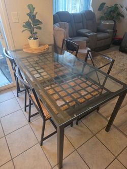 Table and 4 chairs