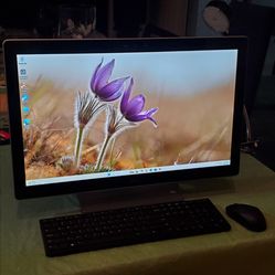 Dell 24in All In One Touchscreen Windows 11 480gb SSD