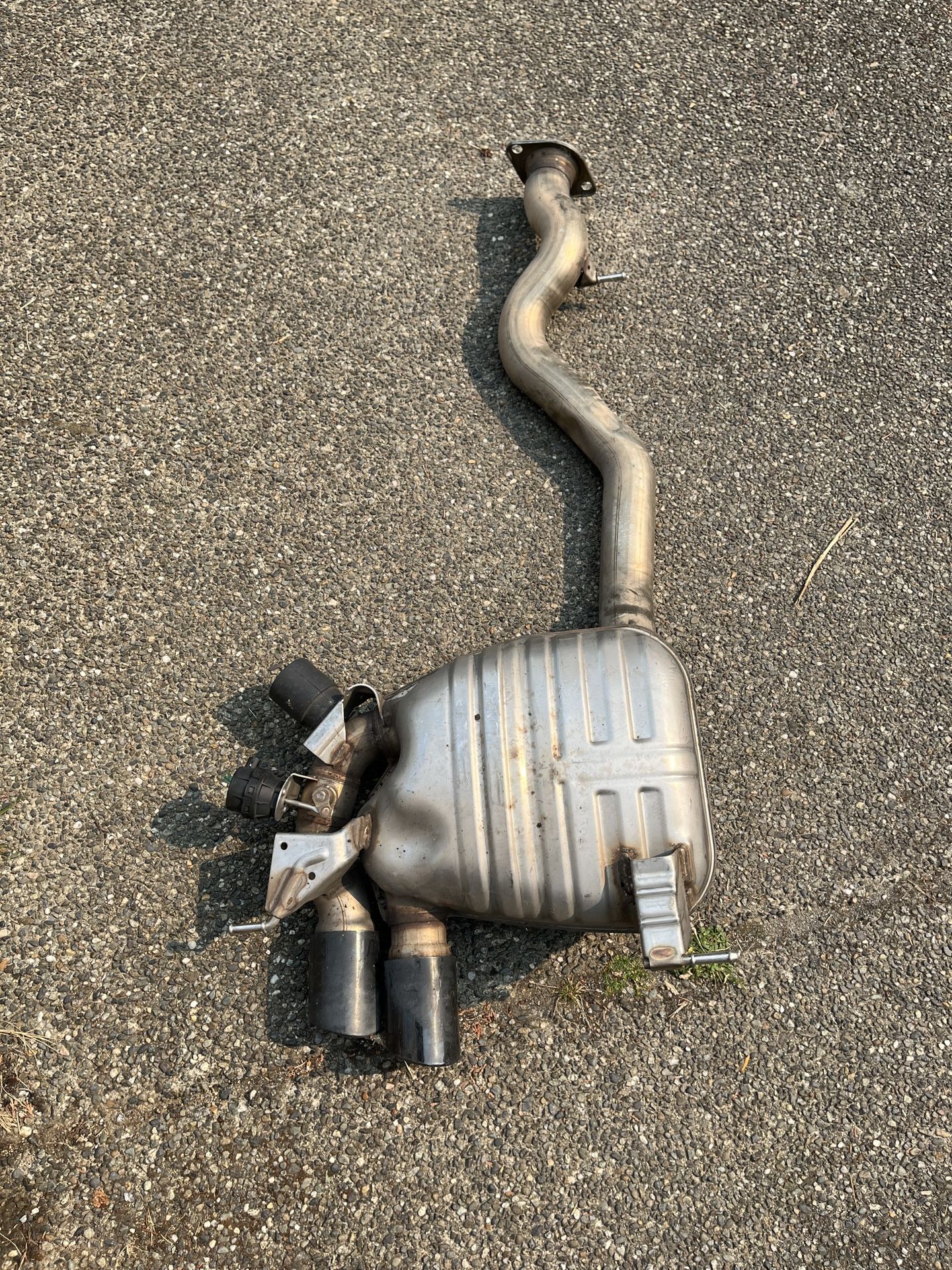 2011 bmw 135i original muffler with exhaust flap