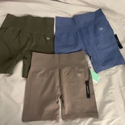 Seamless High Waisted Shorts 