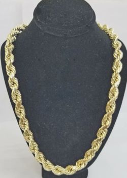 14k Solid Yellow Gold Rope Chain $14,000 OBO