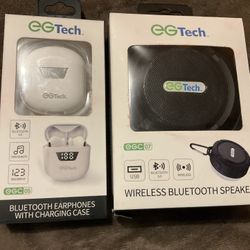 EG Bluetooth Speaker And Headphones 