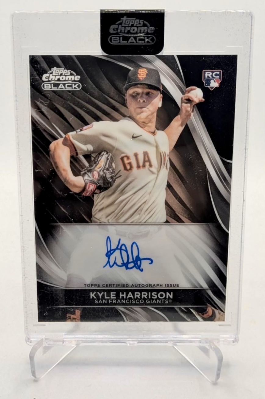 Kyle Harrison Autographed Rookie Card