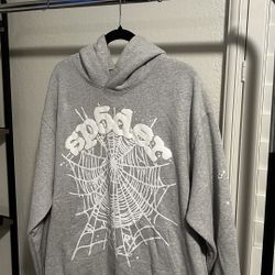 Spider Hoodie Grey 