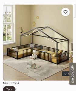 Brand new twin bed set