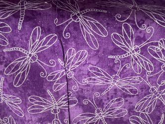 Dragonflies 100% cotton nice amd soft