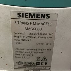 Siemens Water meter 