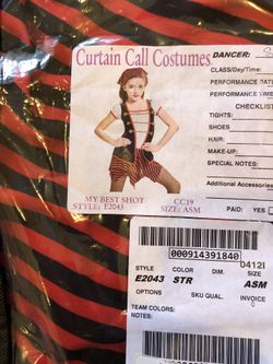Pirate Dancer / Performers Costume For Girls 