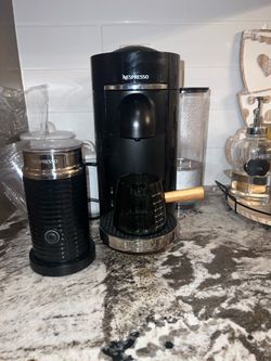 Nespresso Vertuo Coffee Machine & Aeroccino Milk Frother
