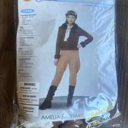 Costume- Amelia Earhart/Aviator Child Size Medium (8-10)
