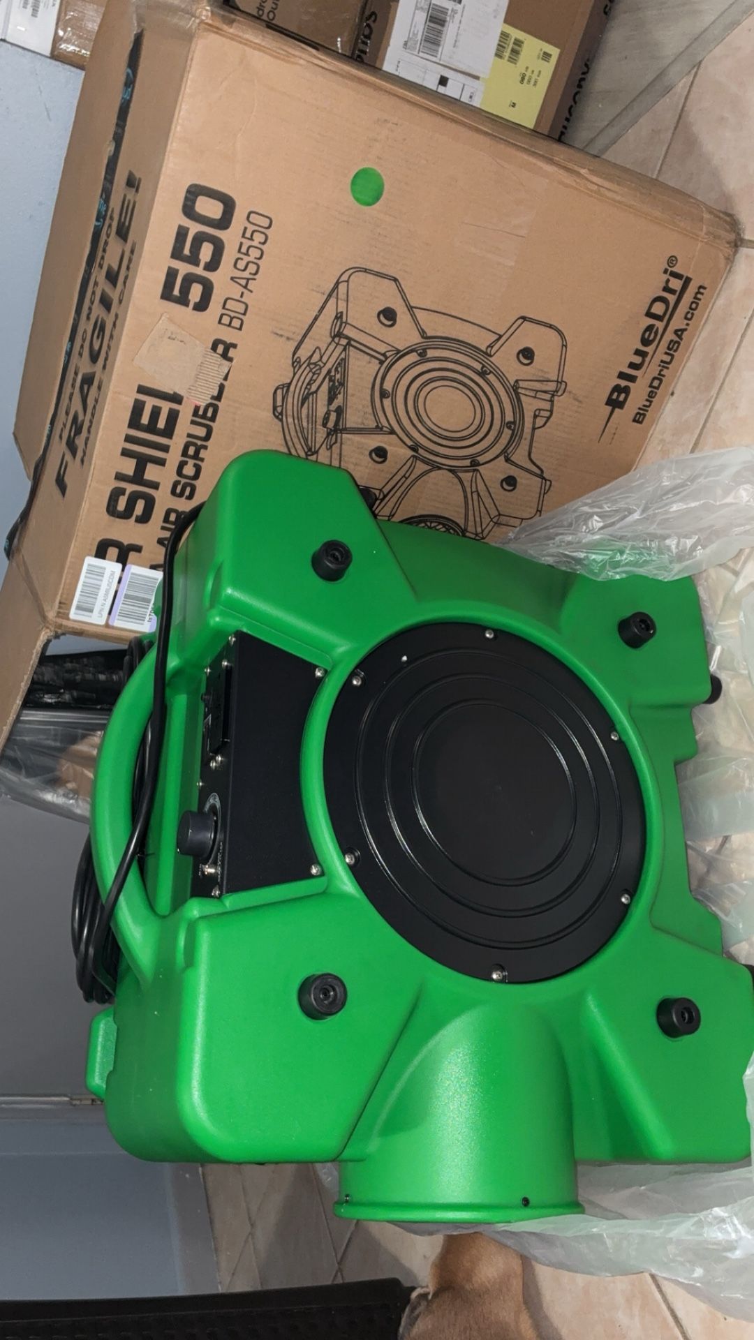 BlueDri AirShield 550 Hepa Air Scrubber